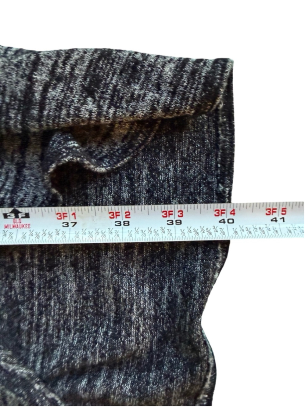 Wilfred Charcoal Marled Wrap Bodycon Dress Size S Minimalist Fall Winter - Picture 7 of 13